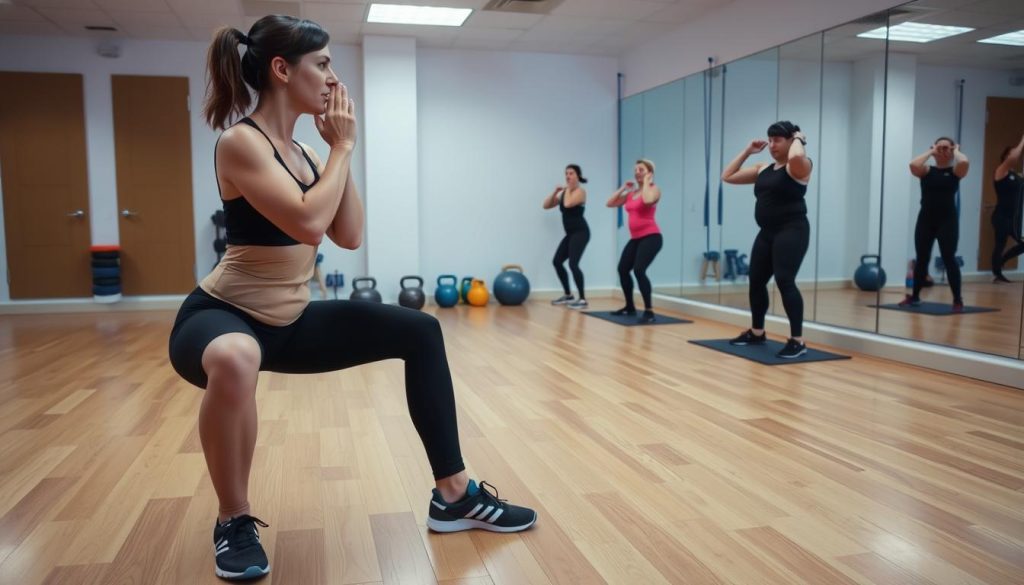 Exercise modifications for fitness levels